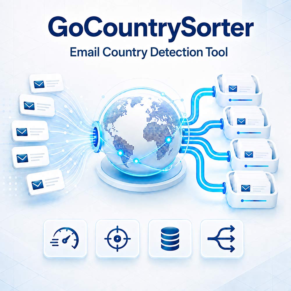 GoCountrySorter - Smart Email Country Detection & Sorting Tool