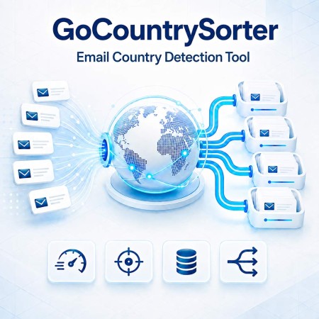 GoCountrySorter - Smart Email Country Detection & Sorting Tool